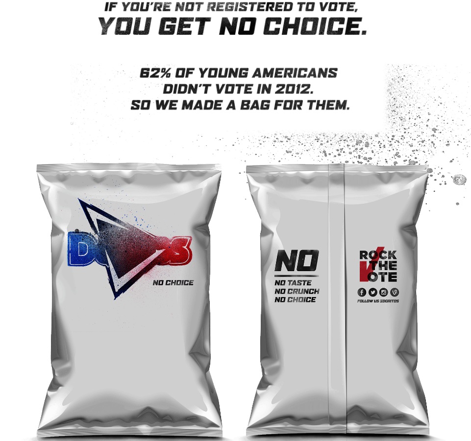 Doritos Rock the Vote Landing Page Campaign