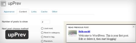 upPrev-wordpress-plugin