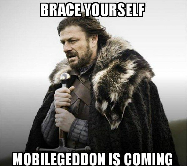 Google Mobile Update funny meme