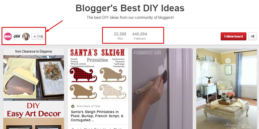 how to find bloggers on Pinterest